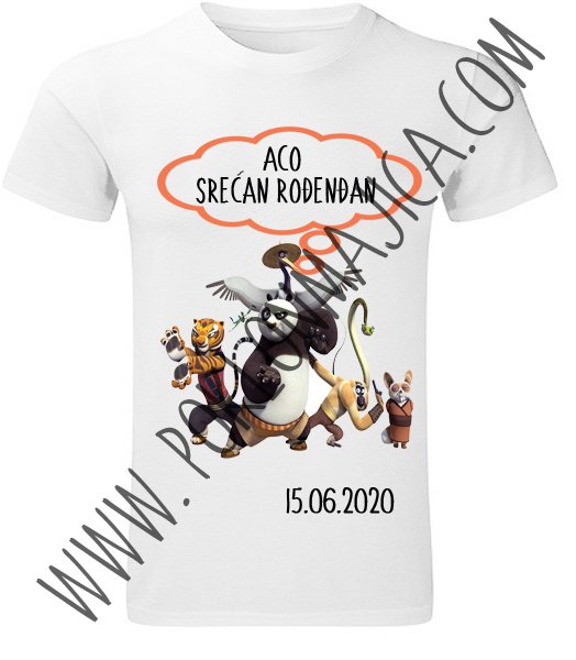 Poklon za rodjendan  deca/Majice sa stampom za decu/kung fu.jpg